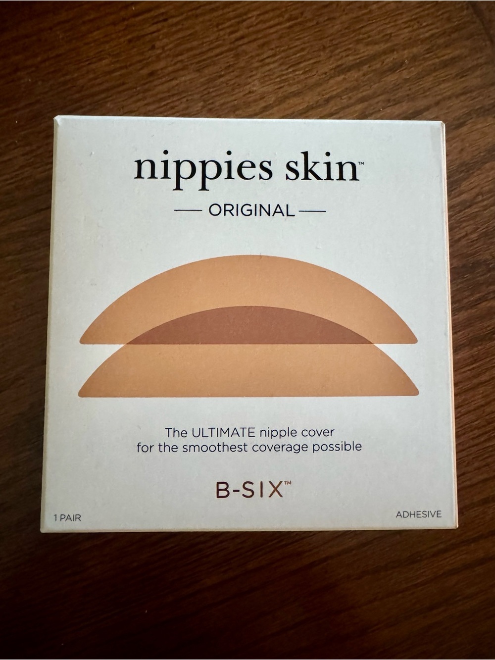 NEW NOT USED Original B-Six Nude Adhesive Nipple Covers